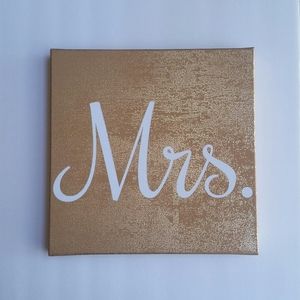 Mrs. Canvas Wall Decor